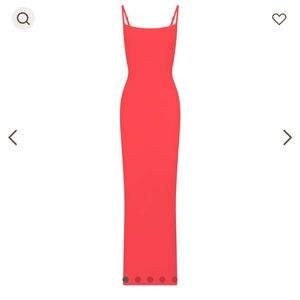 Skims dress in poppy. Fits true to size and is like butter!